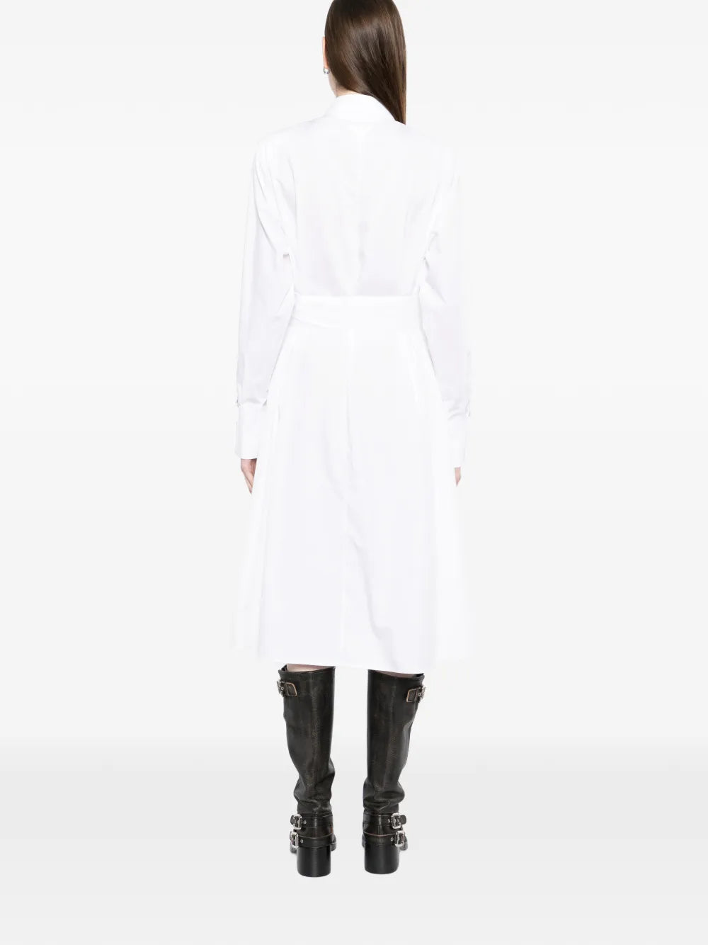 Karl Lagerfeld Belted Shirt Dress