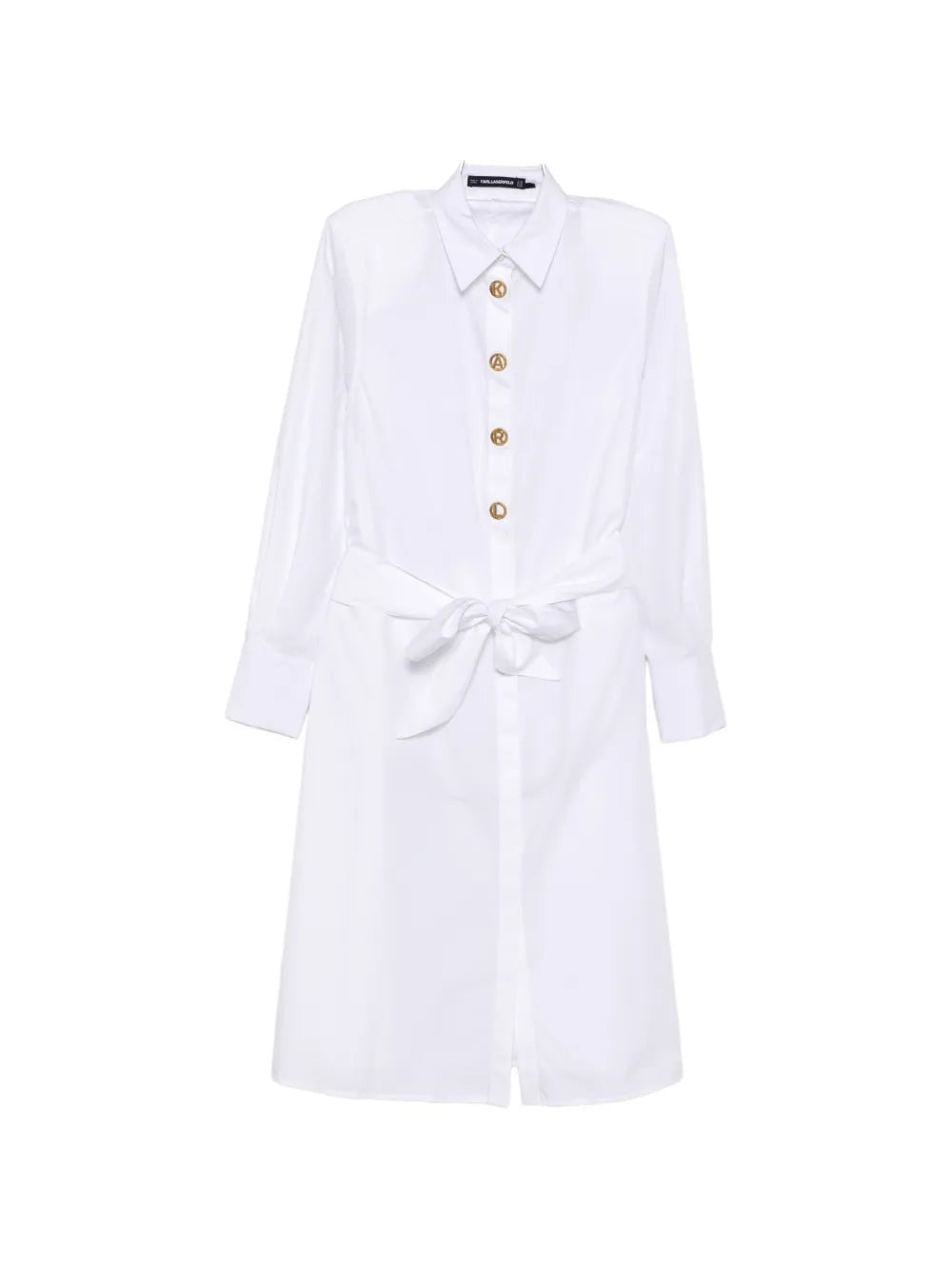 Karl Lagerfeld Belted Shirt Dress