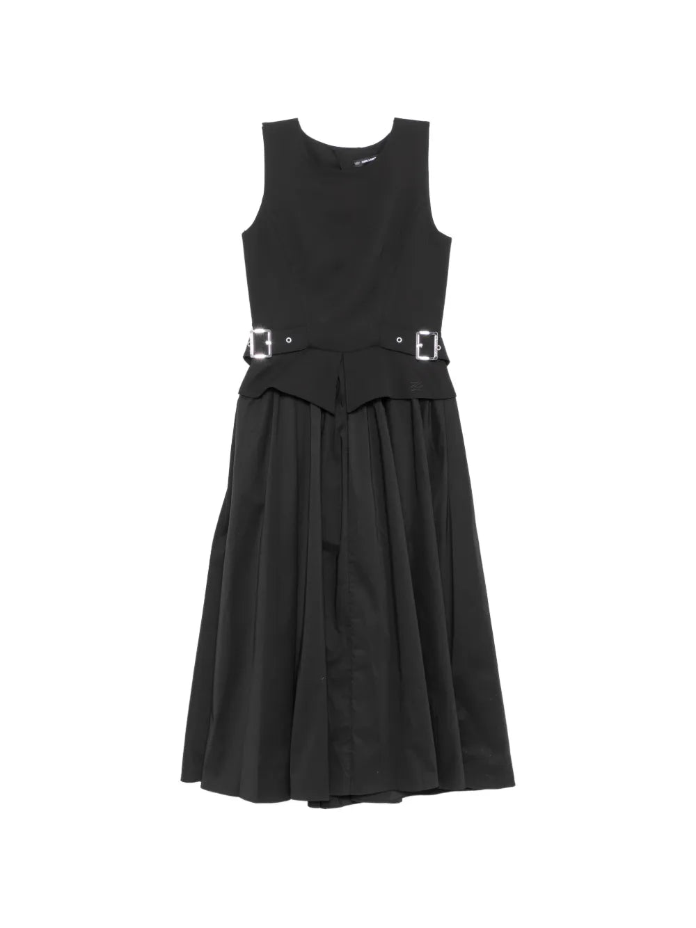 Karl Lagerfeld Belt Detail Midi Dress
