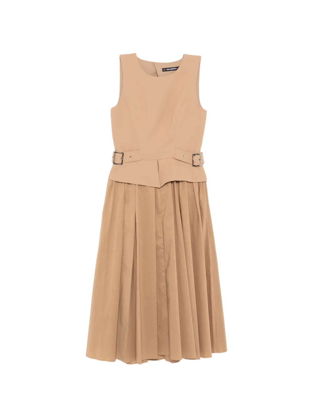 Karl Lagerfeld Belt Detail Midi Dress