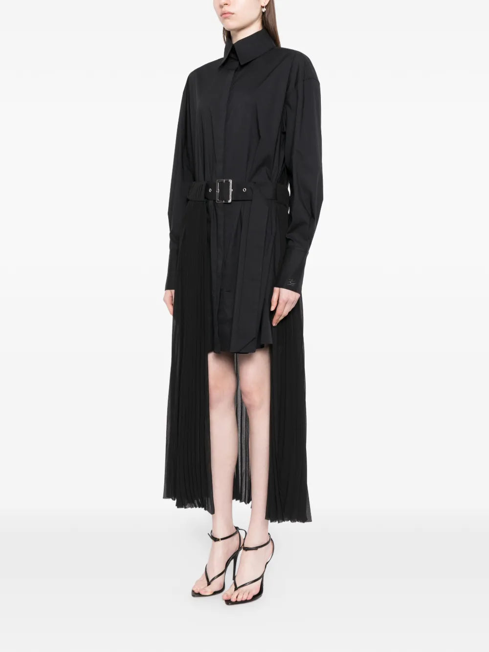 Karl Lagerfeld Pleated Shirt Dress