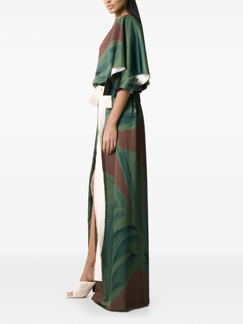 Vpm Atelier Magnolia Printed Maxi Dress
