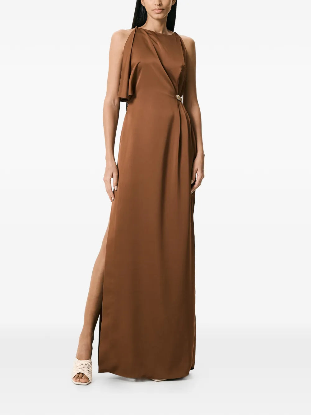 Vpm Atelier Etta Draped Maxi Dress