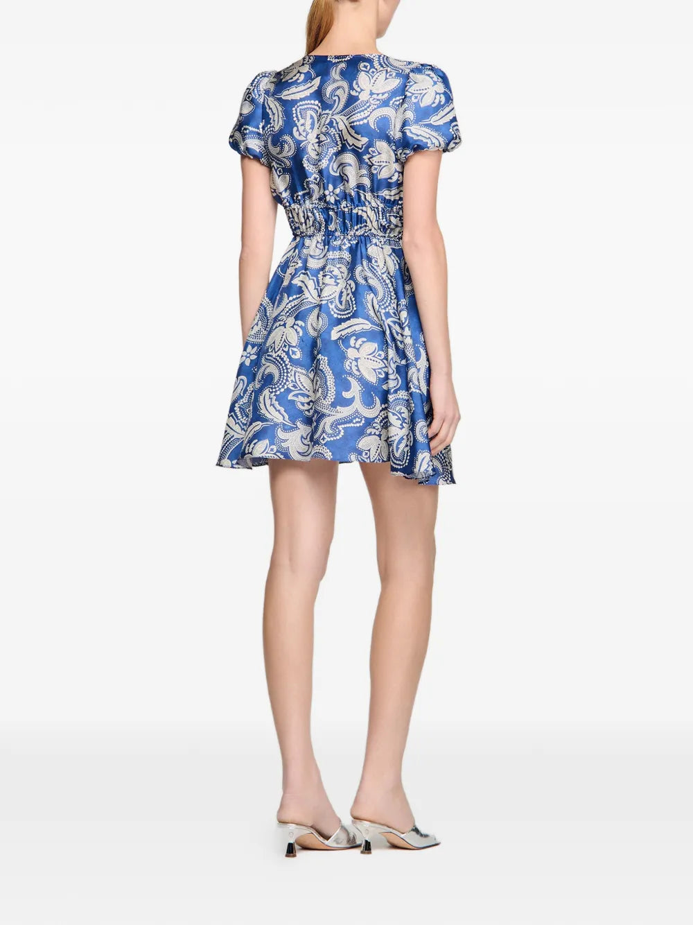 Sandro V Neck Floral Print Dress