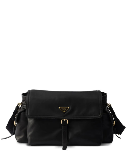 Prada Large Explore Leather Shoulder Bag