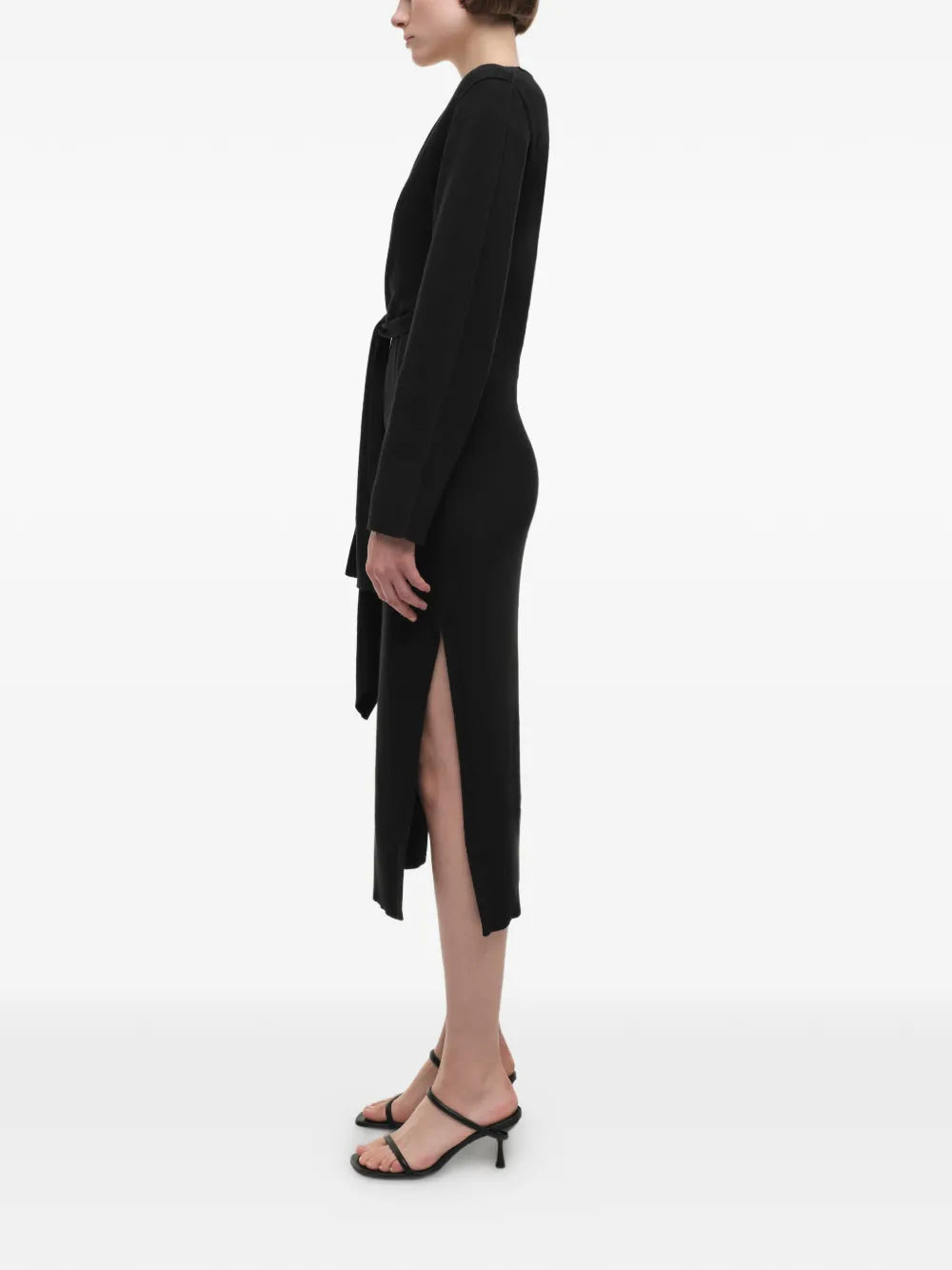 Simkhai Skyla Tie Waist Cotton Midi Dress