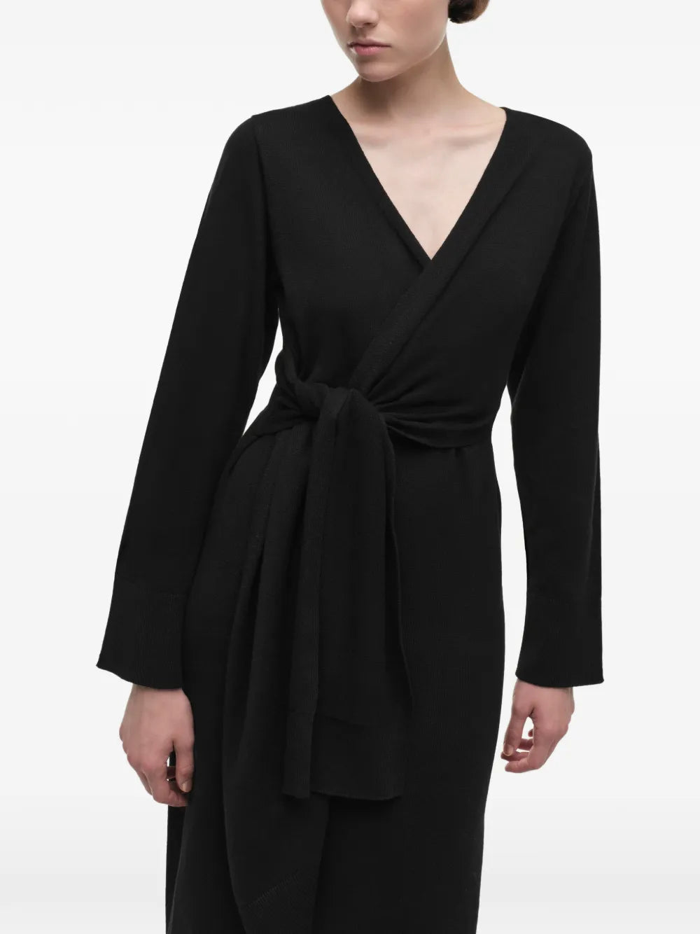 Simkhai Skyla Tie Waist Cotton Midi Dress