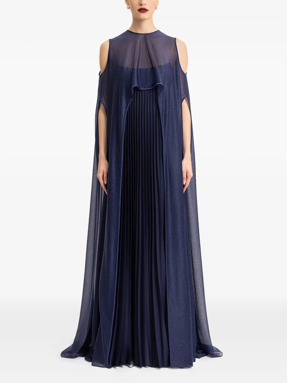 Gemy Maalouf Cape Insert Gown