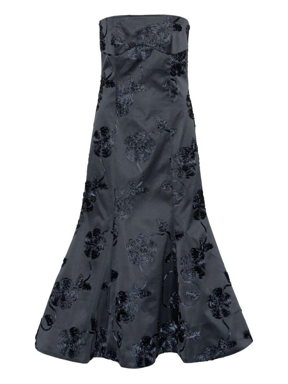 Rotate Birger Christensen 3D Flower Midi Dress