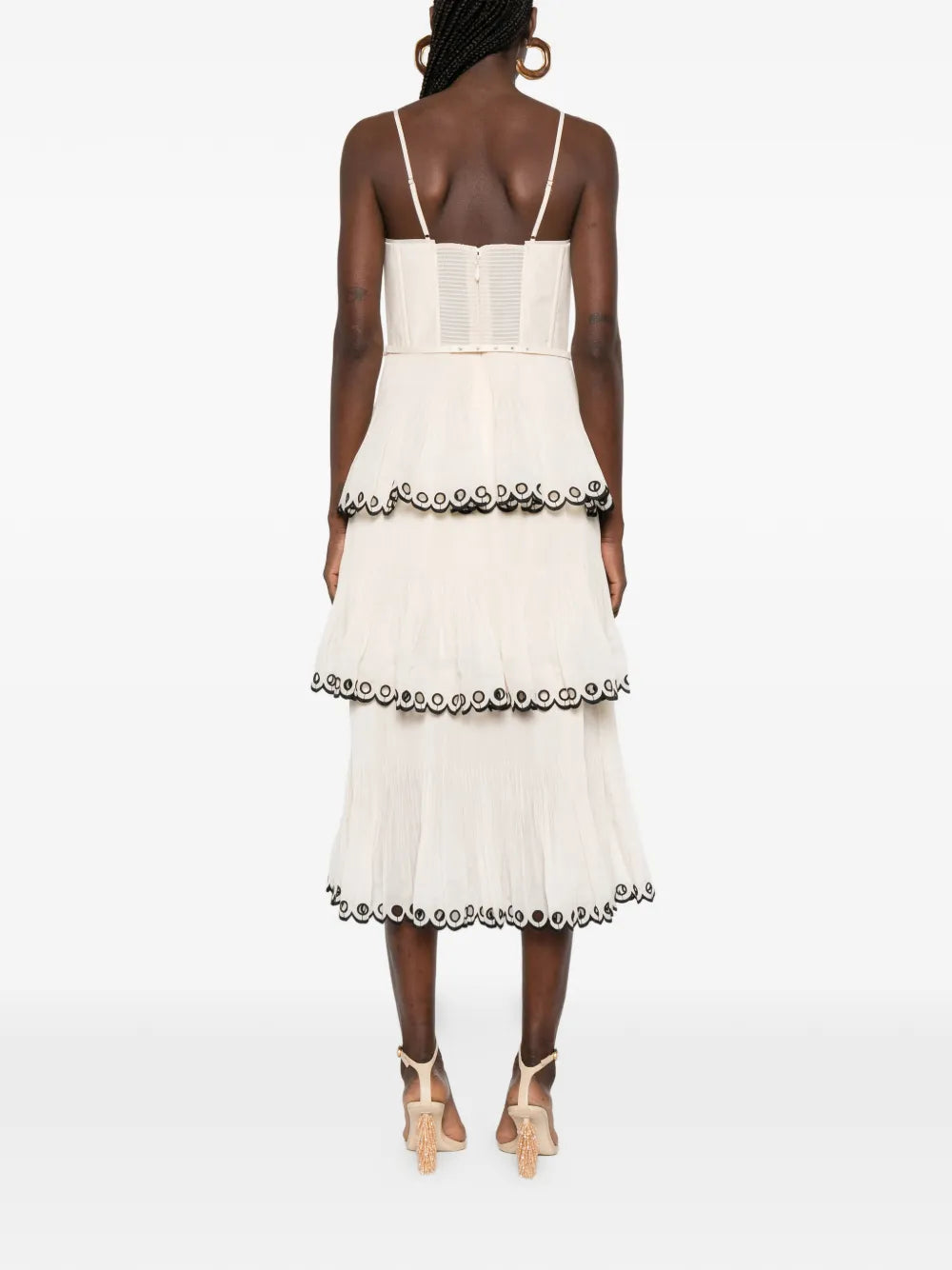 Zimmermann Scoop Neck Midi Dress