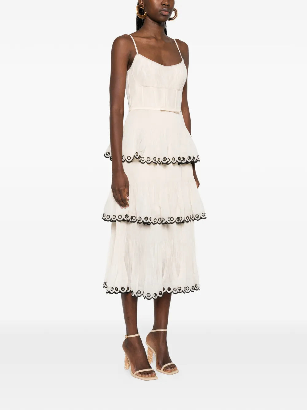 Zimmermann Scoop Neck Midi Dress