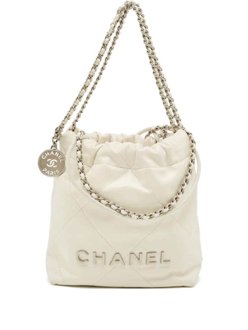 Chanel Pre Owned 22 Mini Quilted Leather Bag