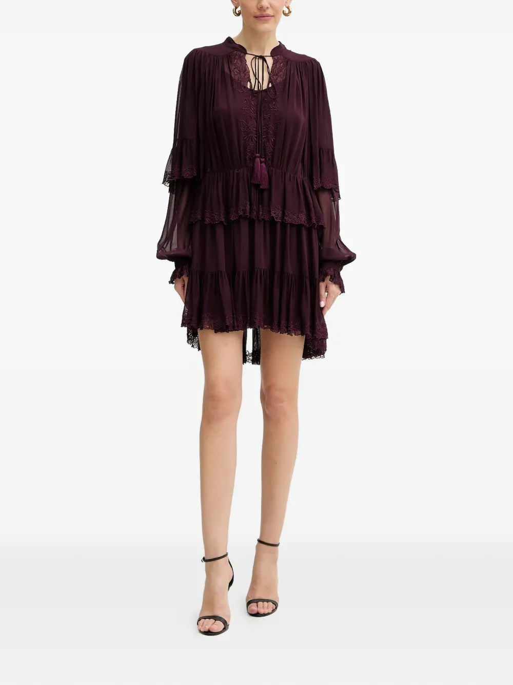 Twinset Ruffled Mini Dress