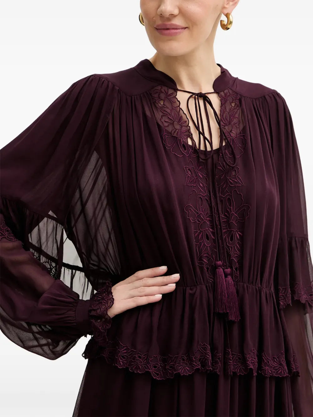 Twinset Ruffled Mini Dress