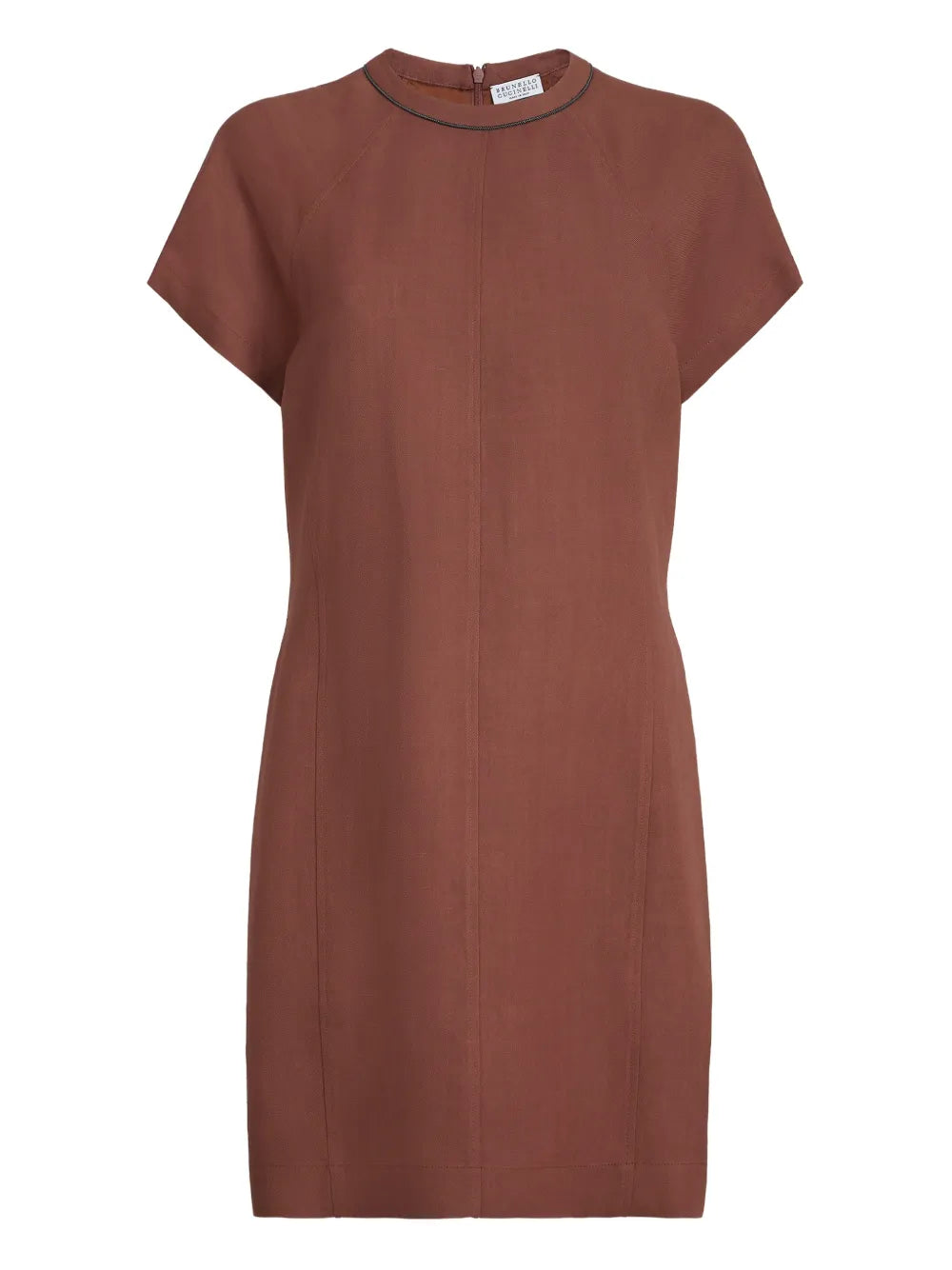Brunello Cucinelli Trim Detail Mini Dress