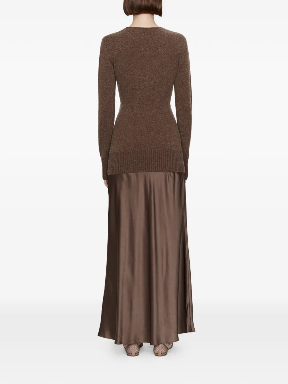 Christopher Esber Orbit Ruched Monument Cut Out Dress
