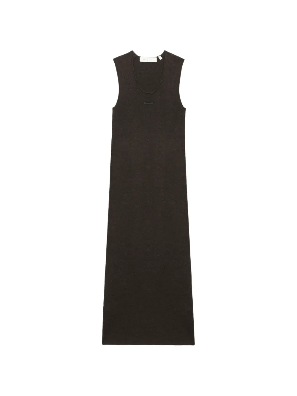 Fear Of God Essentials Scoop Neck Ribbed Midi Dress