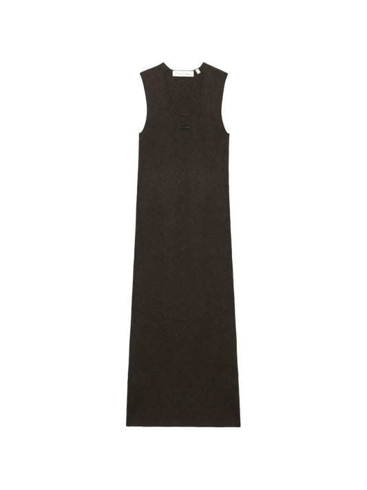 Fear Of God Essentials Scoop Neck Ribbed Midi Dress