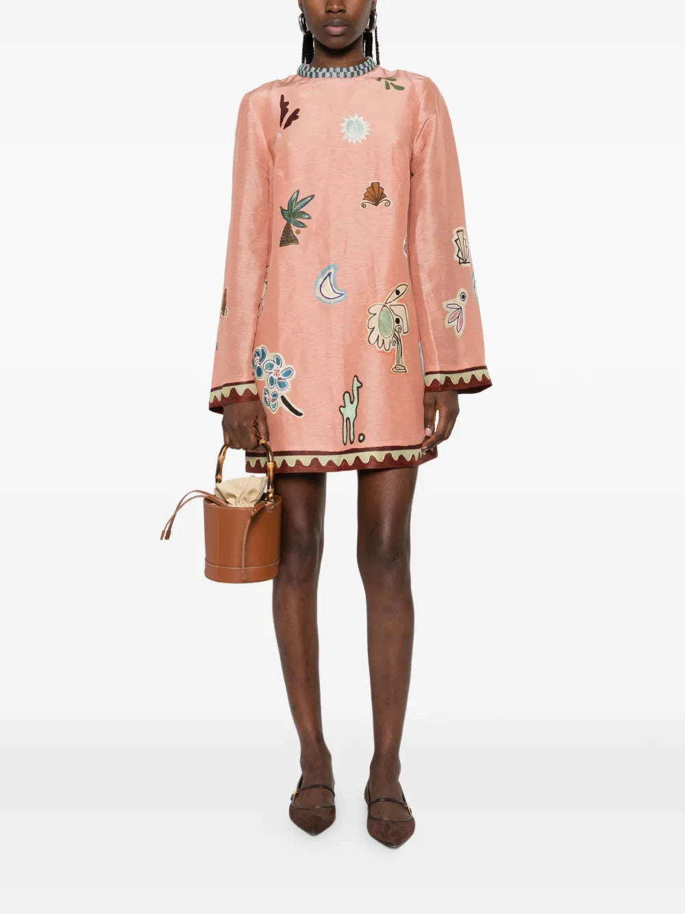 Alemais X Lrnce Laurence Beaded Embroidered Mini Dress