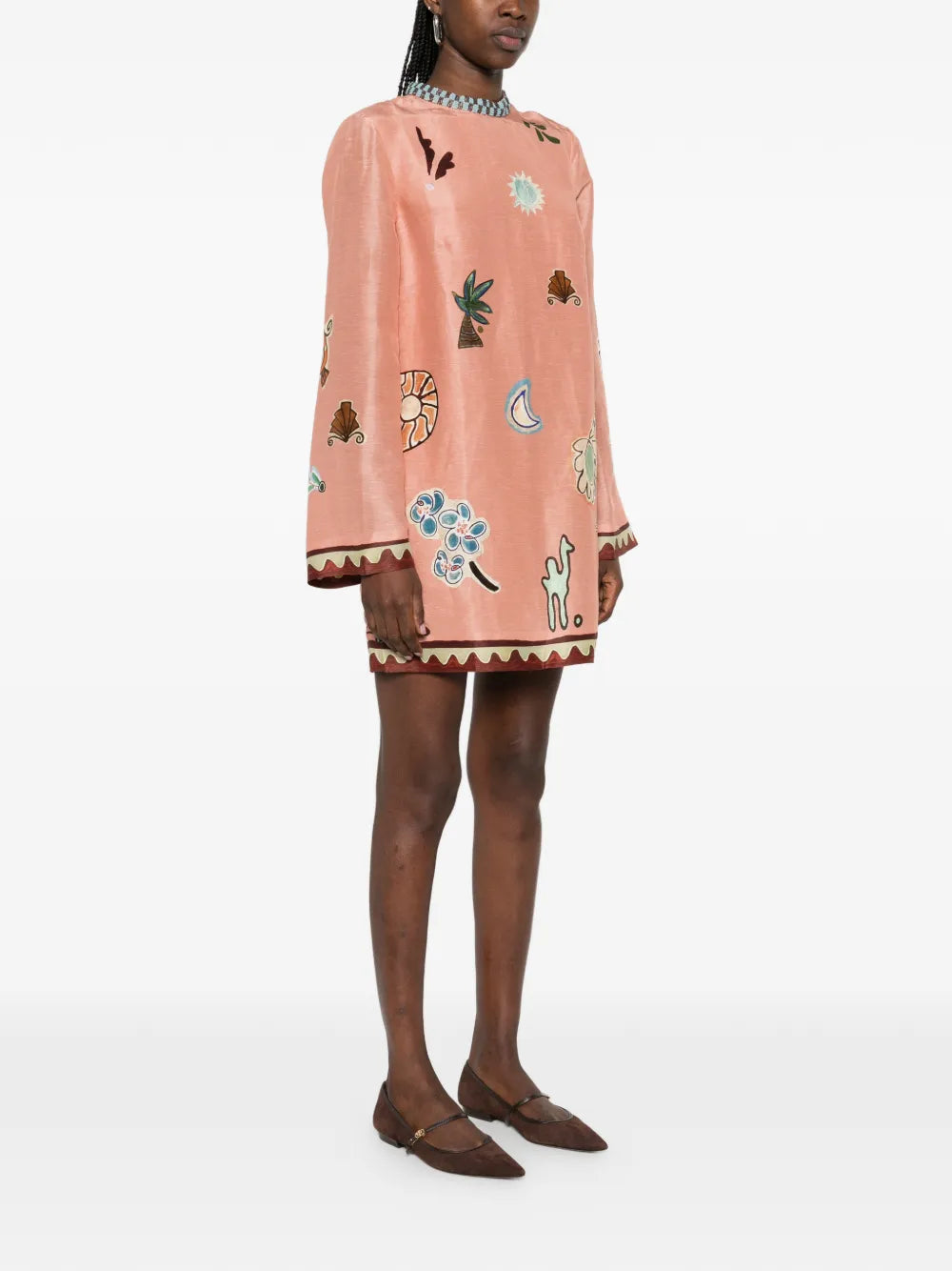 Alemais X Lrnce Laurence Beaded Embroidered Mini Dress