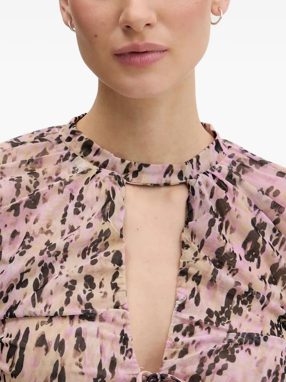 Karl Lagerfeld Jeans Gathered Mini Dress