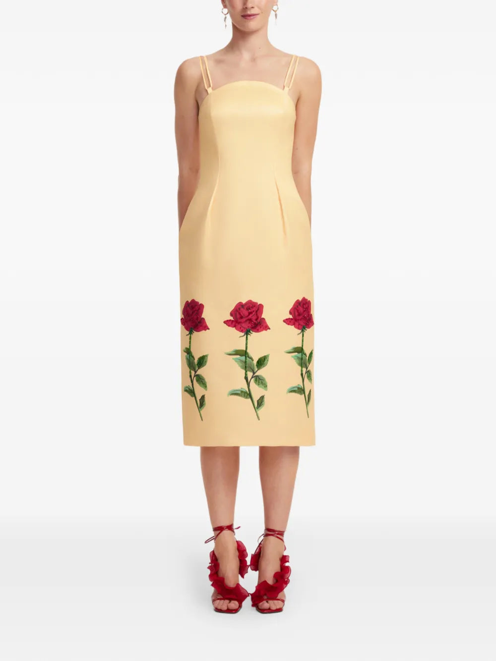 Leo Lin Floral Straps Dress