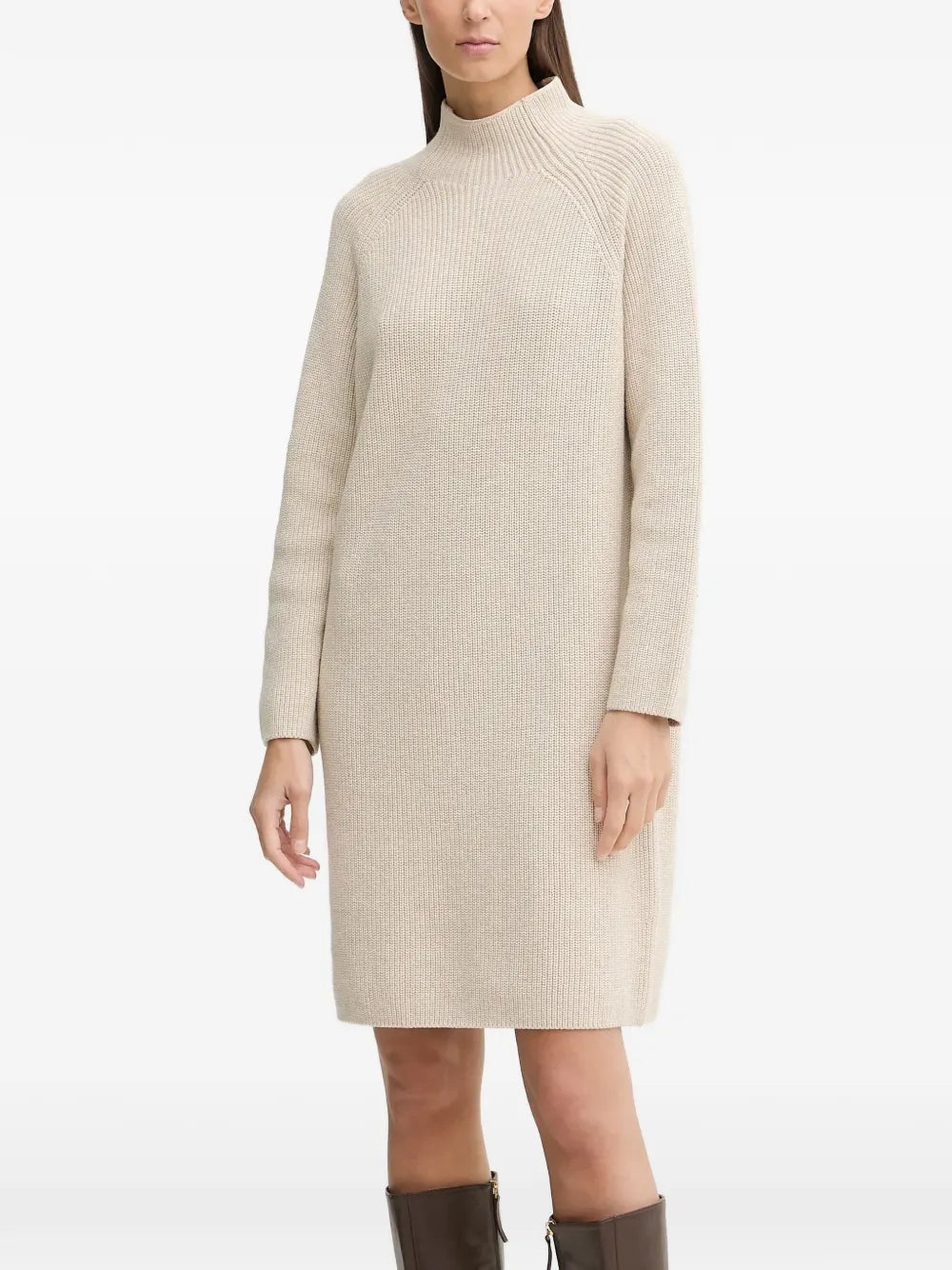 Marc Opolo High Neck Ribbed Dress