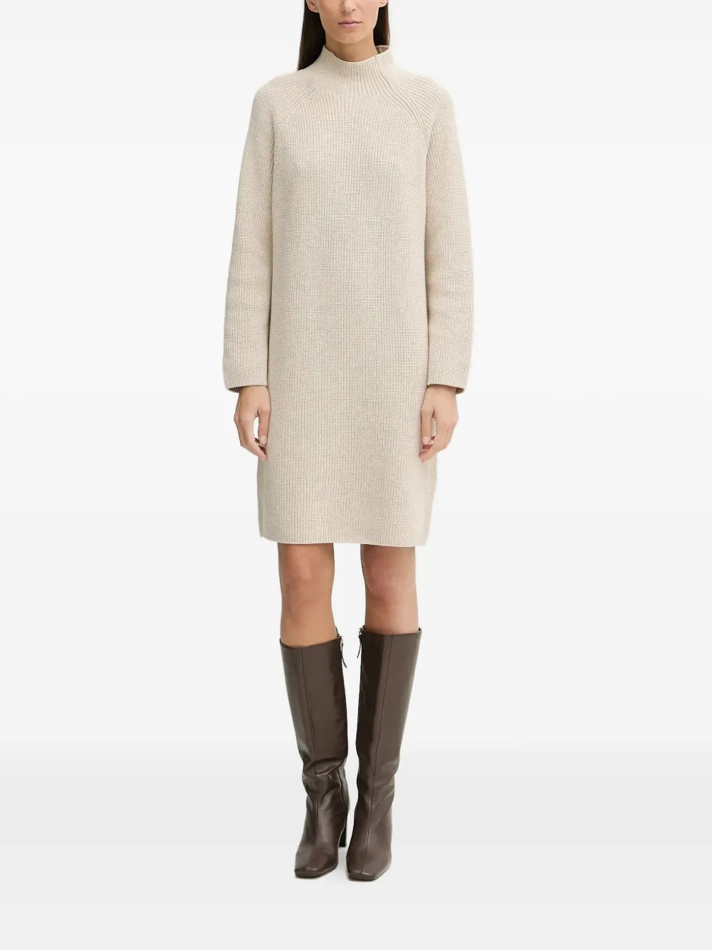 Marc Opolo High Neck Ribbed Dress