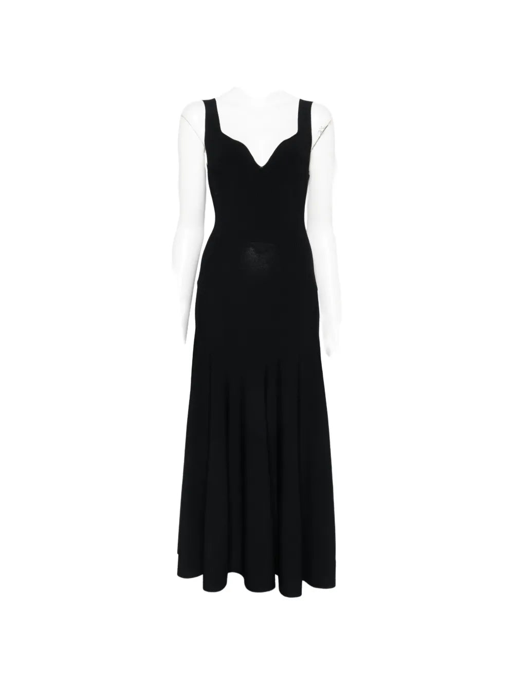 Alaia V Neck Midi Dress