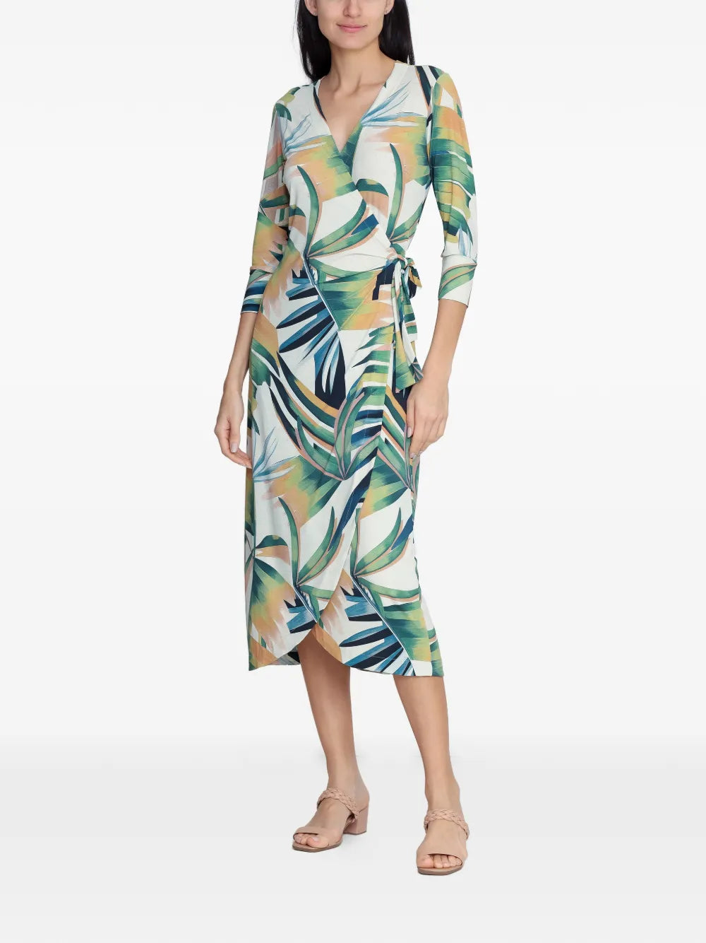Lygia Nanny Pauline Floral Print Midi Dress