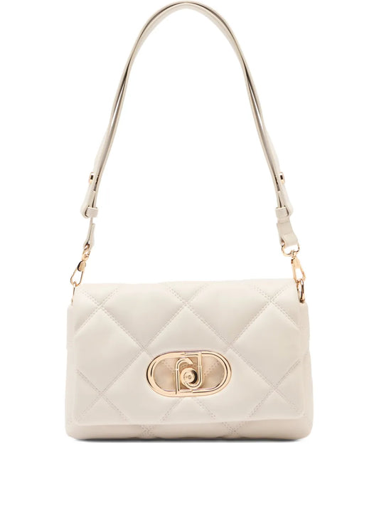 Liu Jo Lapuffy Logo Plaque Shoulder Bag