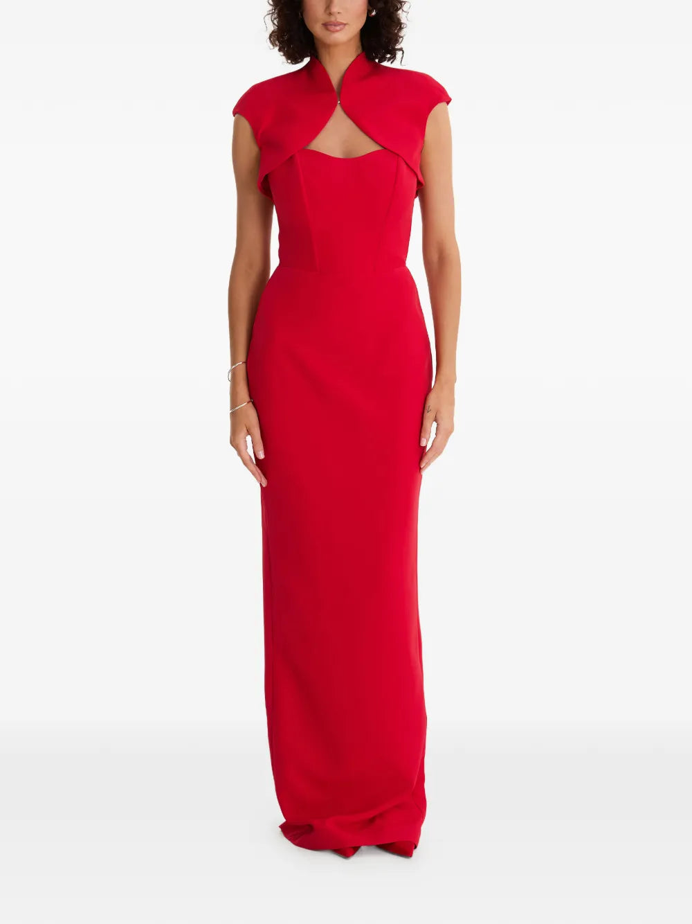 Moos Studio Sweatheart Neck Maxi Dress