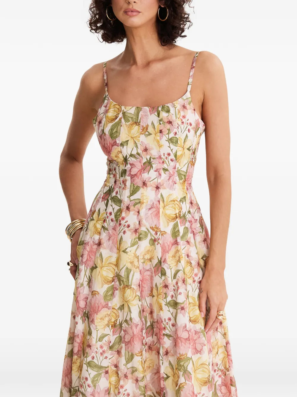 Moos Studio Flora Reverie Floral Print Maxi Dress