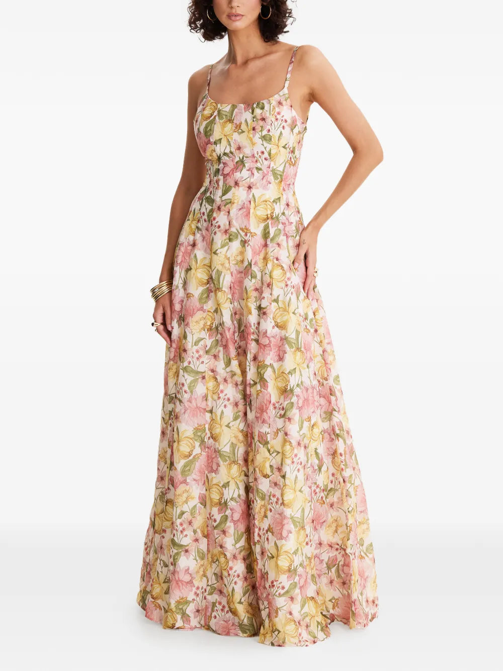 Moos Studio Flora Reverie Floral Print Maxi Dress