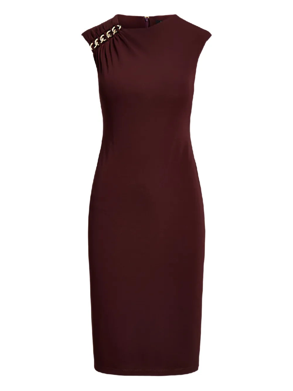 Lauren Ralph Lauren Ruched Chain Dress