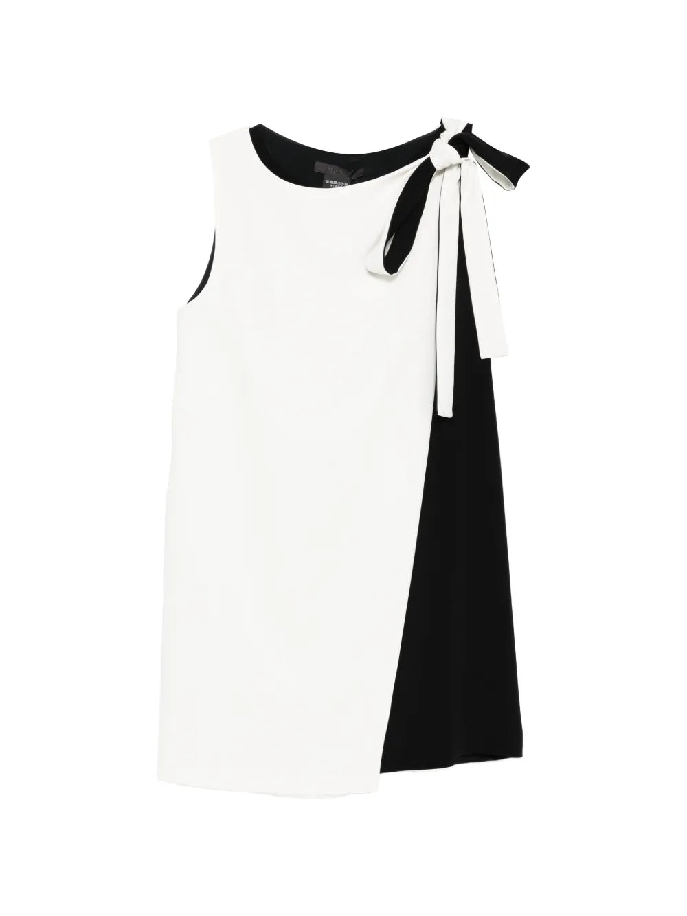 Max Mara Ampezzo Bow Colourblock Mini Dress