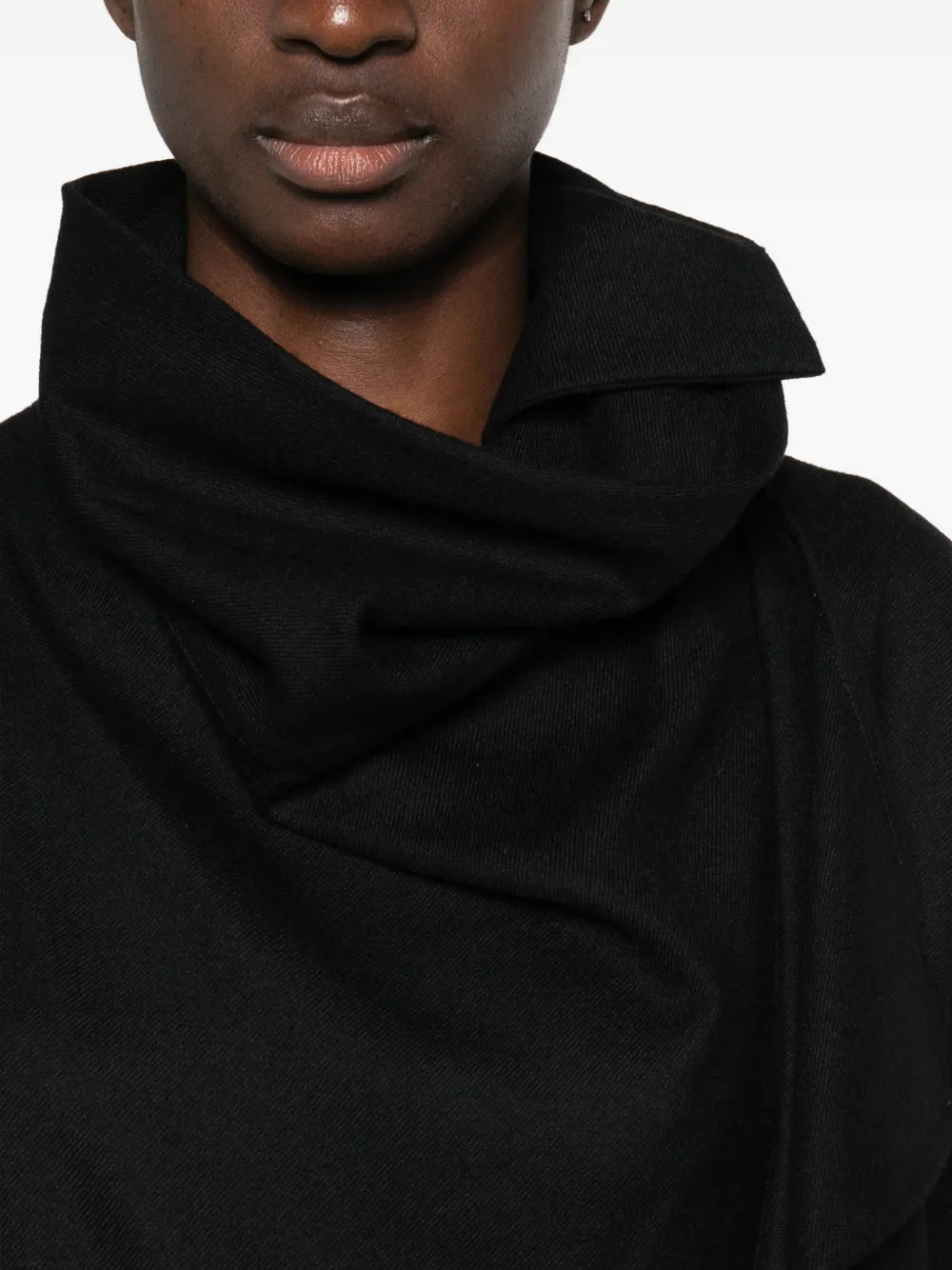 Yohji Yamamoto Draped Midi Dress