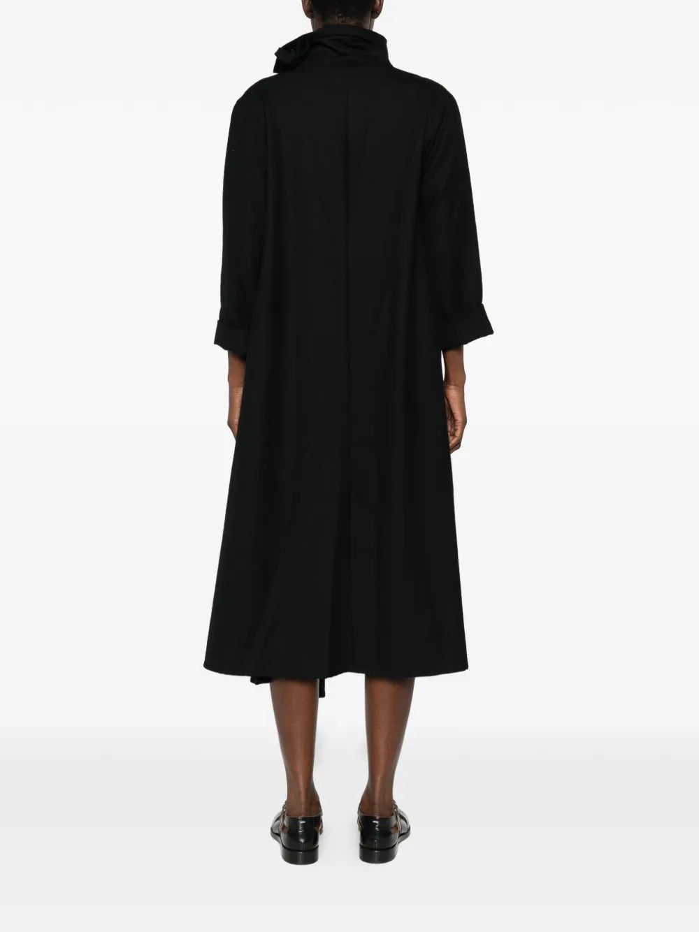 Yohji Yamamoto Draped Midi Dress