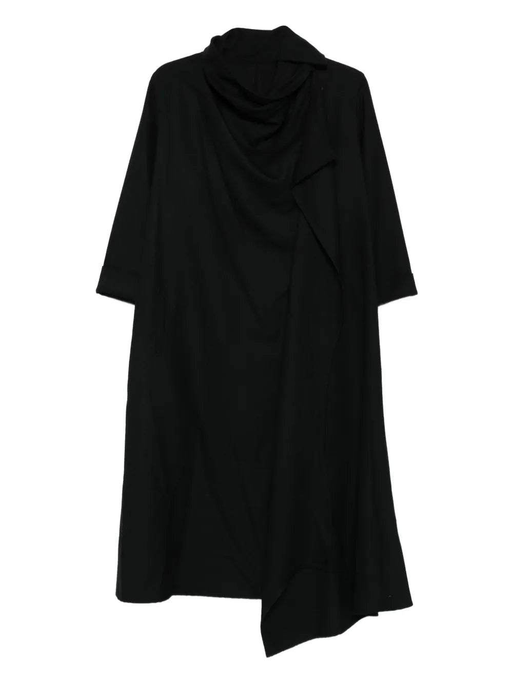 Yohji Yamamoto Draped Midi Dress
