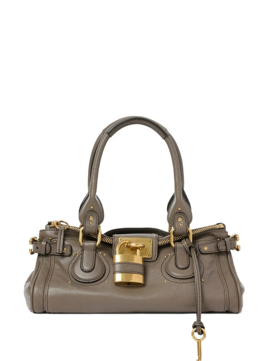 Chloe Paddington Padlock Detail Shoulder Bag