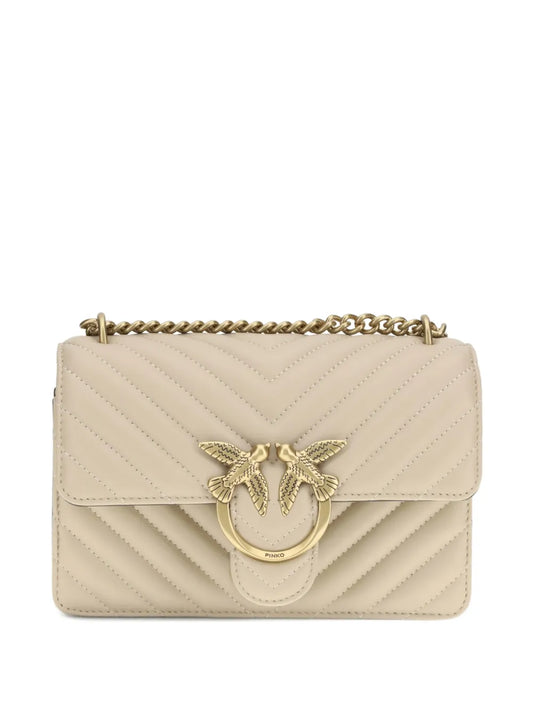 Pinko Love Chevron Chain Shoulder Bag