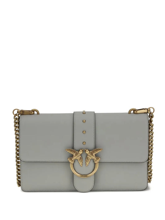 Pinko One Simply Love Studded Chain Shoulder Bag