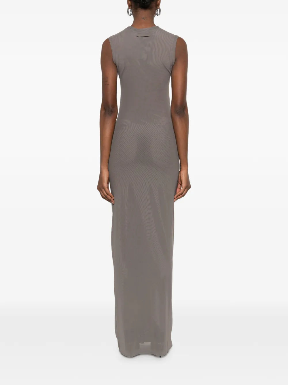 Jean Paul Gaultier Gathered Sleeveless Maxi Dress
