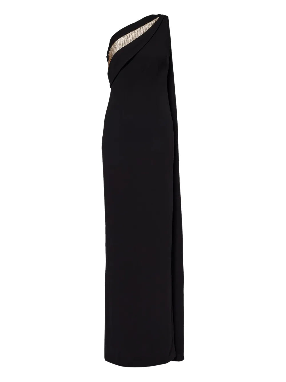 Roland Mouret One Shoulder Embellished Maxi Dress