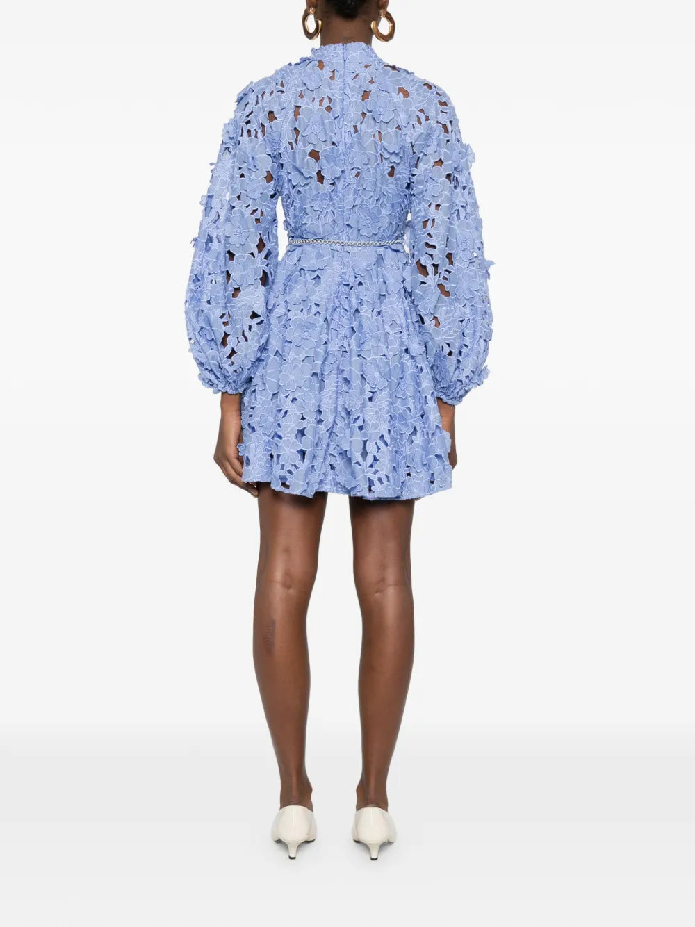 Zimmermann Floral Applique Belt Dress