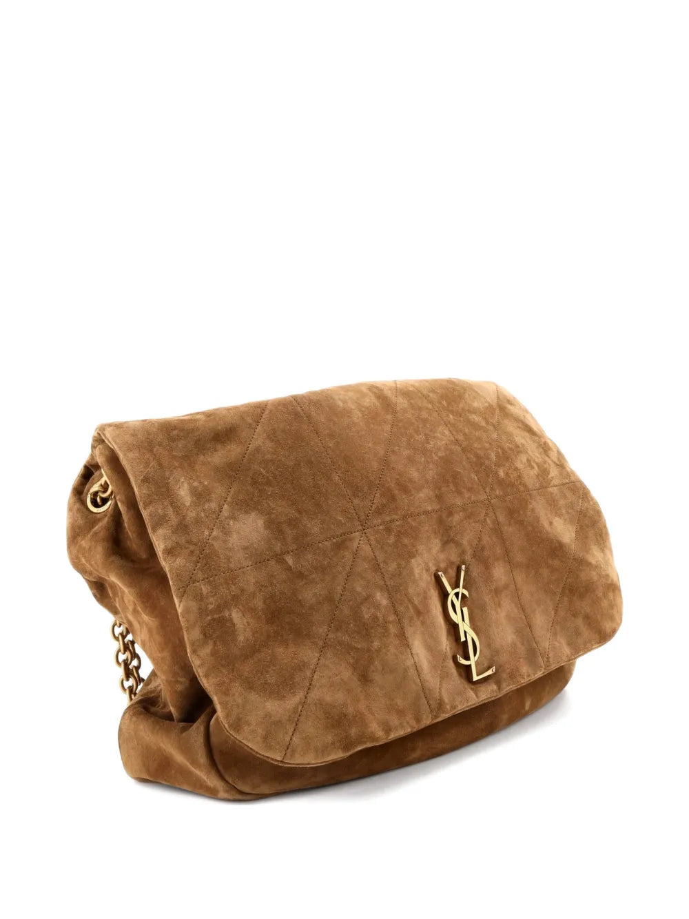 Saint Laurent Pre Owned Jamie 43 Quilted Suede Large Shoulder Bag