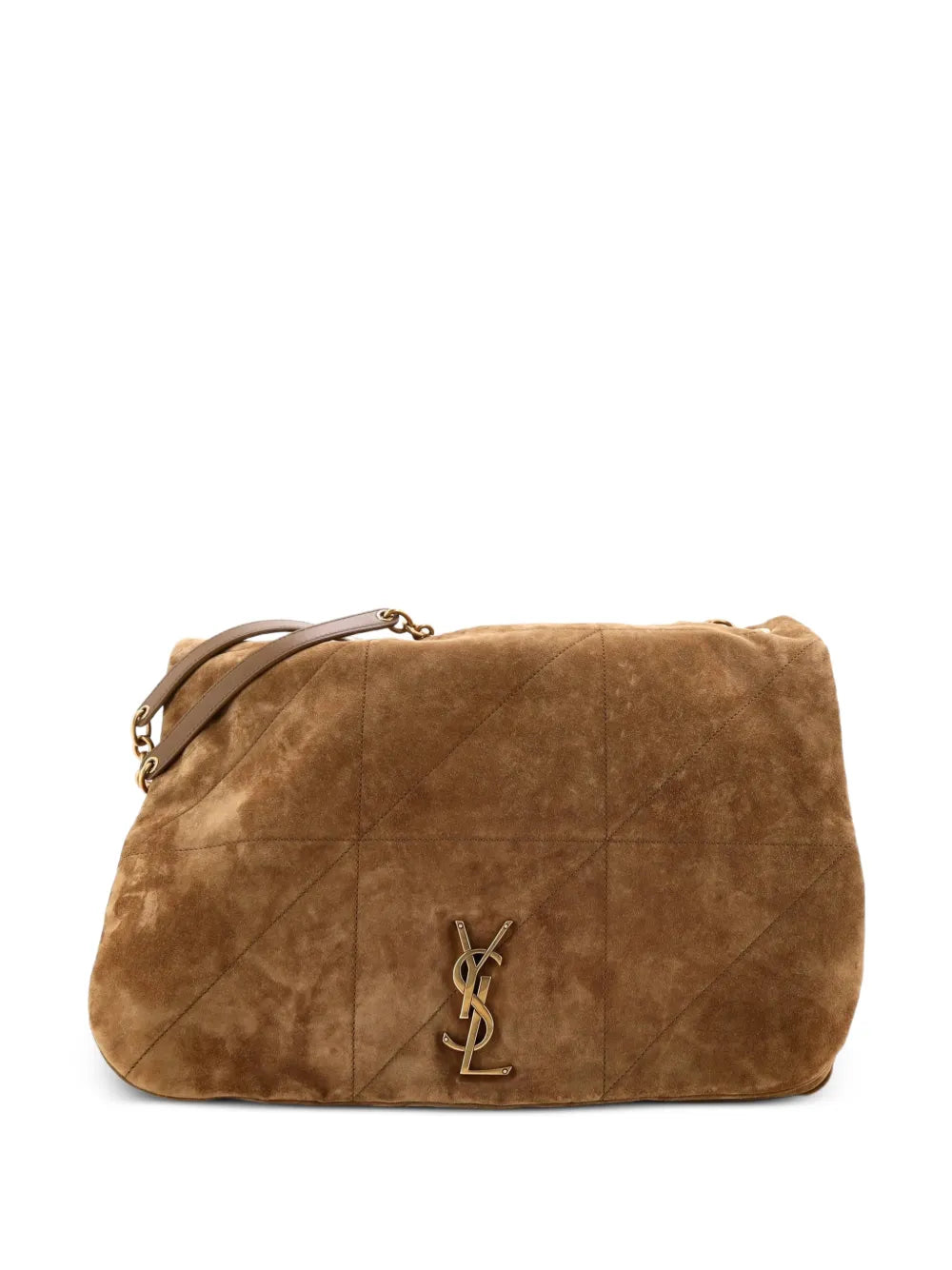 Saint Laurent Pre Owned Jamie 43 Quilted Suede Large Shoulder Bag