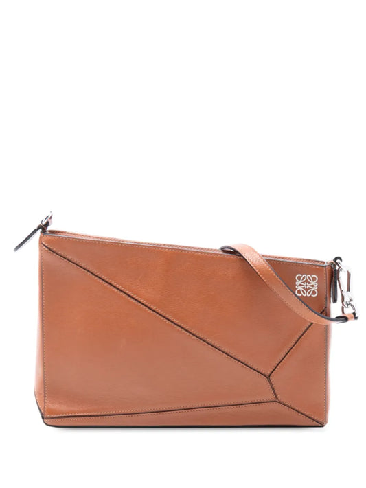 Loewe Pre Owned 2015 Leather Puzzle Clutch Shoulder Bag