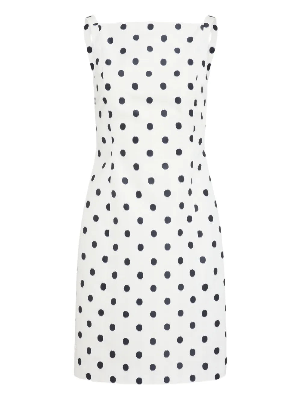 Patou Polka Dot Pencil Midi Dress