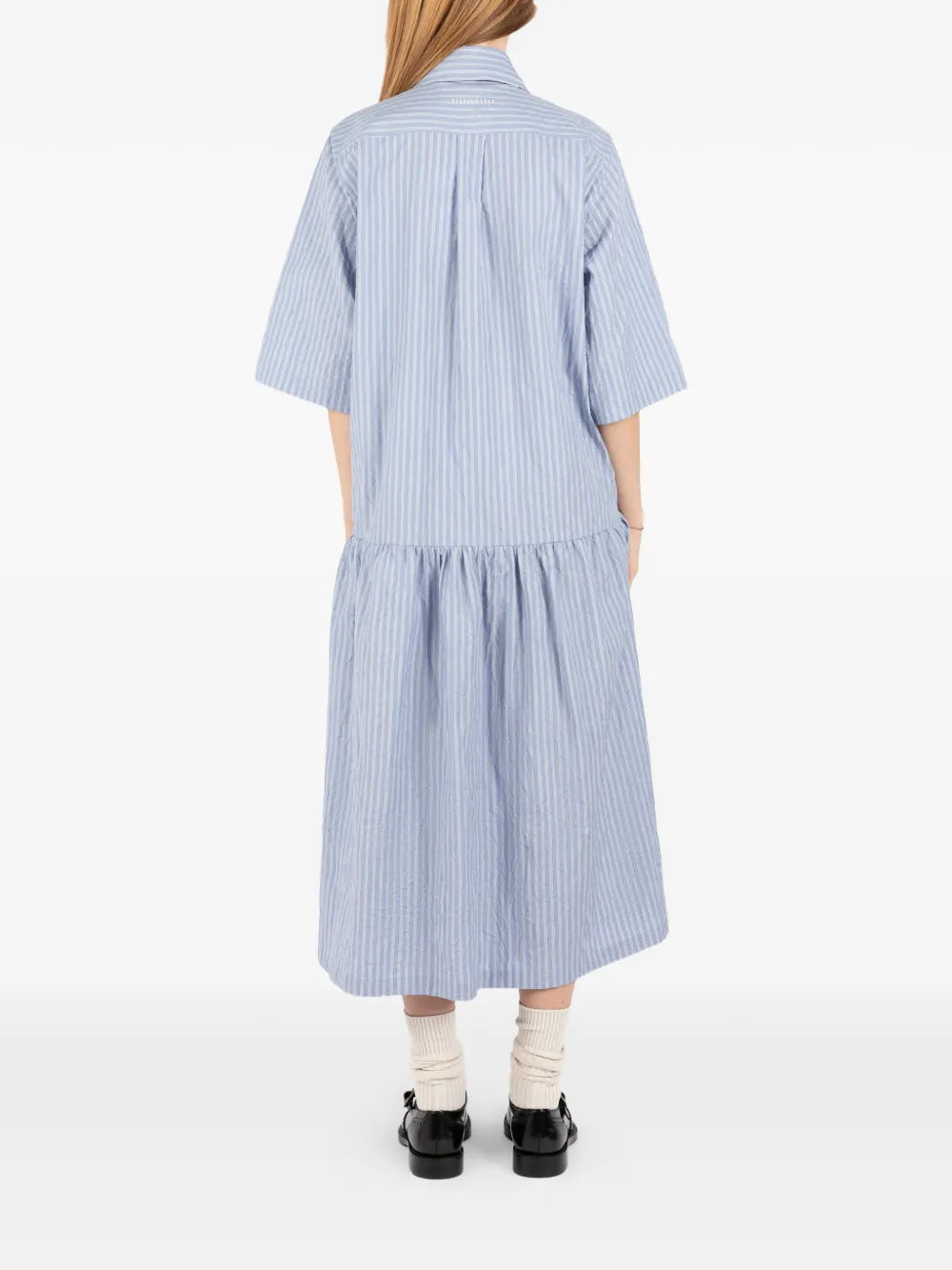 Societe Anonyme Striped Midi Dress